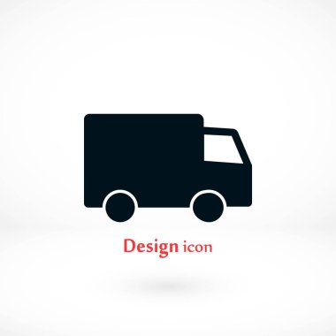 Kamyon Vektörü Simgesi 