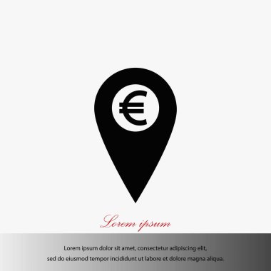 İşaret konum simgesini Euro simgesi