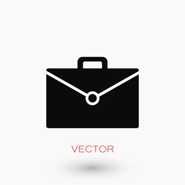 çanta simge vektör