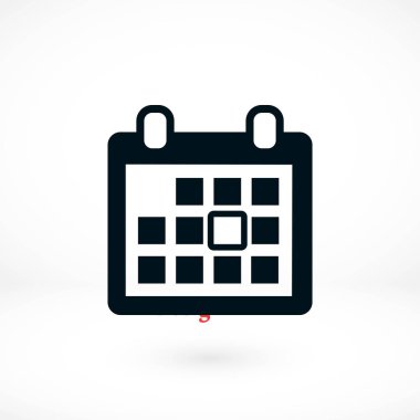 Takvim vektörü simgesi