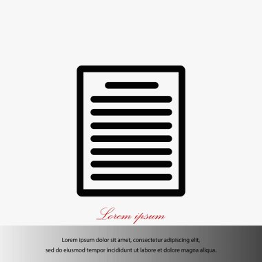 Kağıt simge vektör