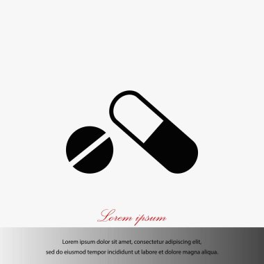 Kapsül Vektör Simgesi