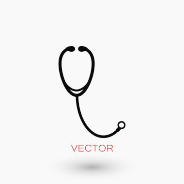 stetoskop simge vektör