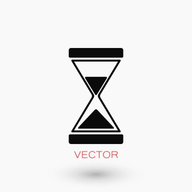 kum saati simgesi vektör