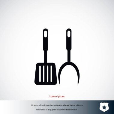 Barbekü simge vektör