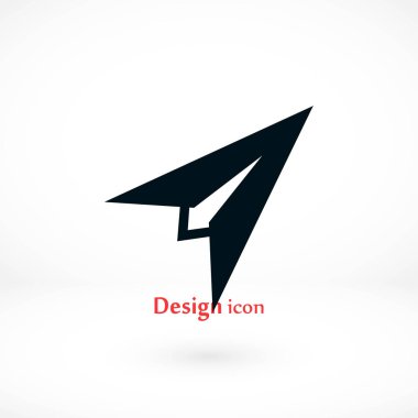 Uçak simge vektör
