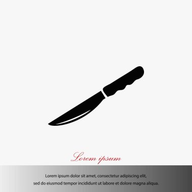 Knife icon vector