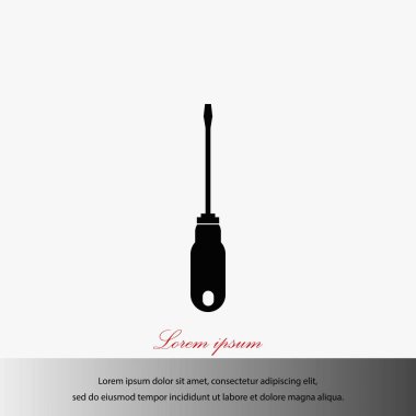 Tornavida vektör simgesi