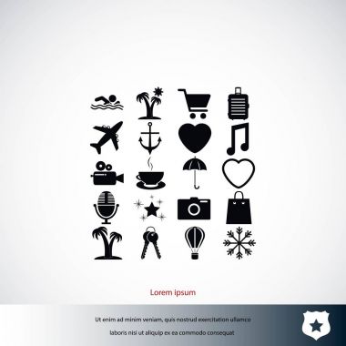 seyahat etmek simge vektör