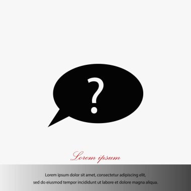 Soru işareti simgesi