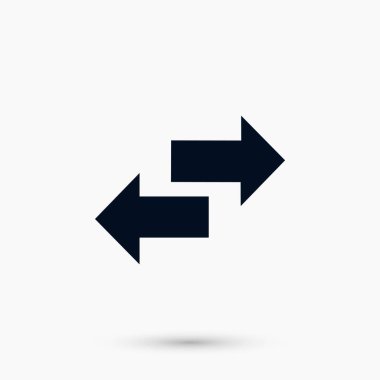 Geri dönüşüm vektör simgesi