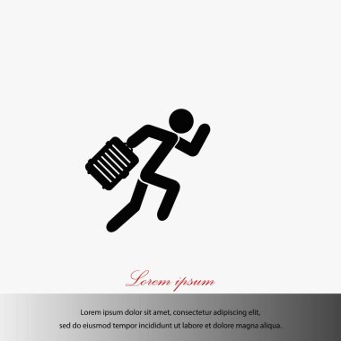 İnsanlar çanta simgesi