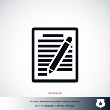 Kağıt vektör simgesi