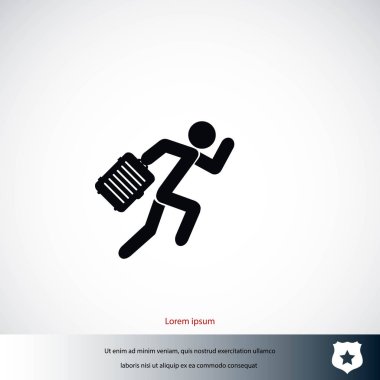 İnsanlar çanta simgesi