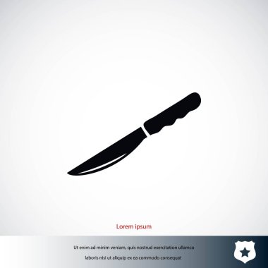 Knife icon vector