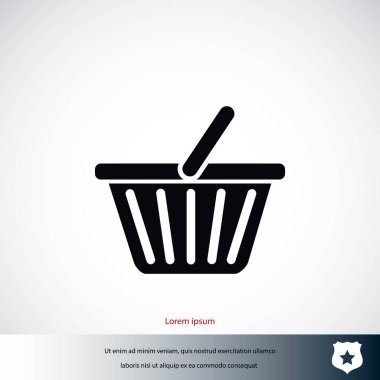 Alışveriş sepeti simgesi