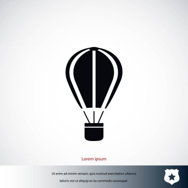 paraşüt simge vektör