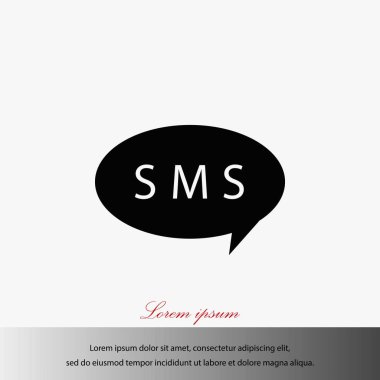 SMS vektör simgesi