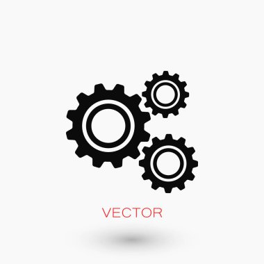 dişli simge vektör