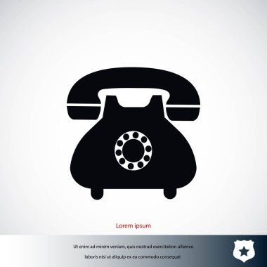 Telefon simge vektör