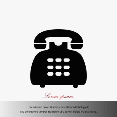 Telefon simge vektör