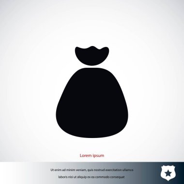 Para çantası işareti simgesi