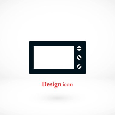 mikrodalga fırın vektör simgesi