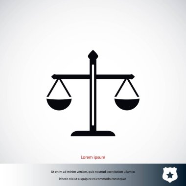 ölçek simge vektör