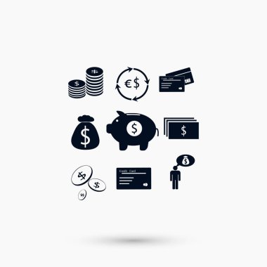 Finans ve para simgesi