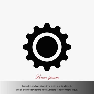 dişli simge vektör