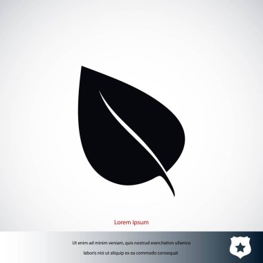 simge vektör yaprak