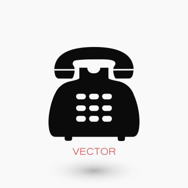 Telefon simge vektör