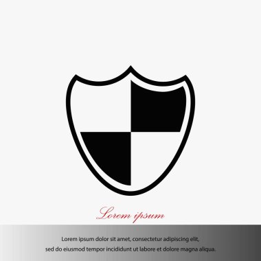 kalkan işareti simgesi