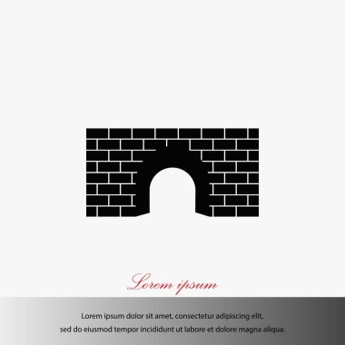 Köprü simge vektör