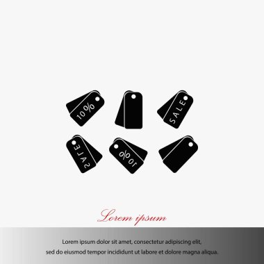 alışveriş simgeler vektör