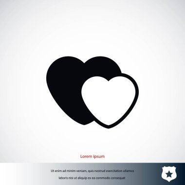 Kalp Vektörü Simgesi