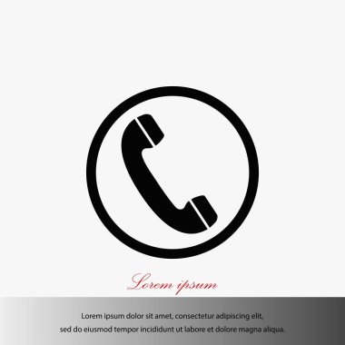 telefon alıcısı vektör simgesi