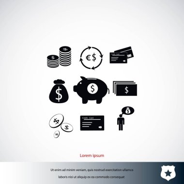 Finans ve para simgesi