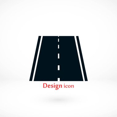 yol simgesi, vektör