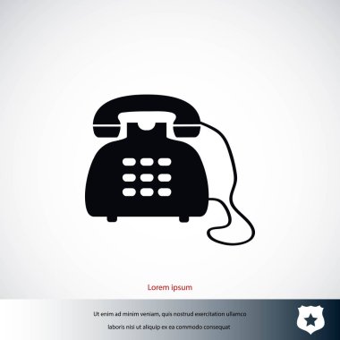 Telefon simge vektör