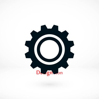 dişli vektör simgesi