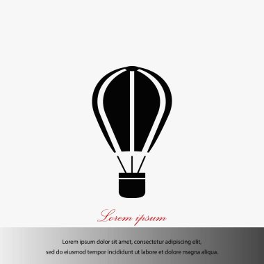 paraşüt simge vektör