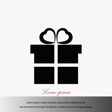 hediye simge vektör