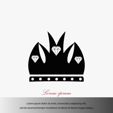 taç vektör simgesi