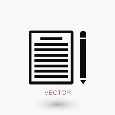 Kağıt simge vektör