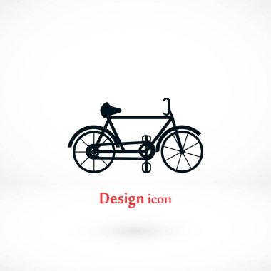 Bisiklet vektör simgesi