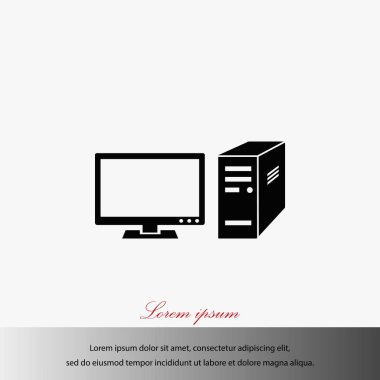 bilgisayar vektör simgesi