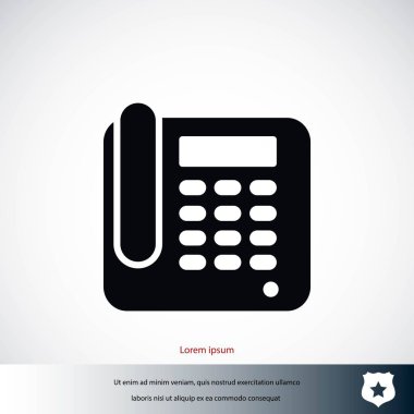 ofis telefon simgesi