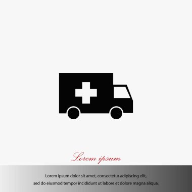 Ambulans araba simgesi