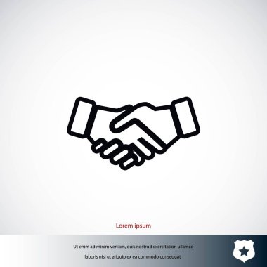 el sıkışma simge vektör